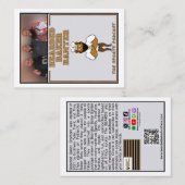 Bearded Baker Banterトレーディングカード:ポッドキャストロゴ コーリングカード (正面/裏面)