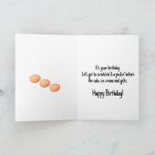 Bearded Chicken Close-Up Photograph カード (内部)