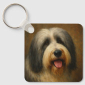 Bearded Collie キーホルダー (正面)