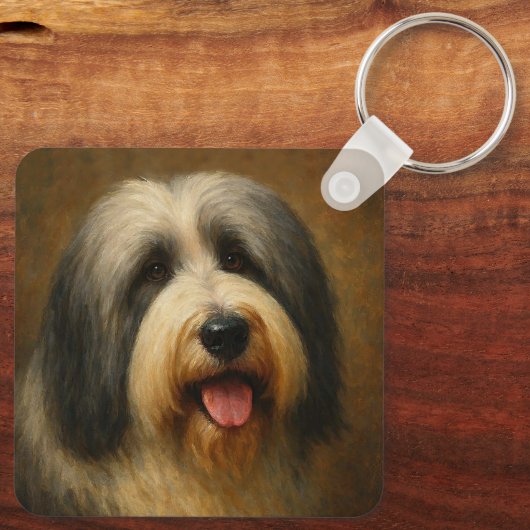 Bearded Collie キーホルダー (裏面)