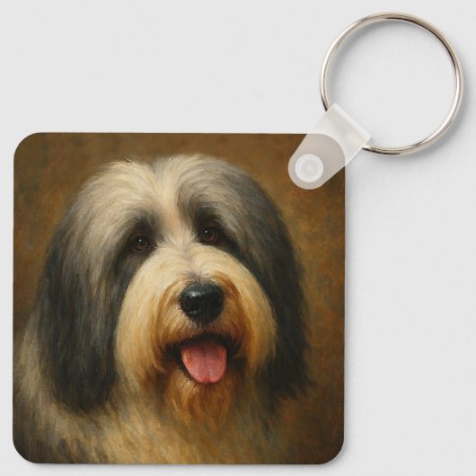 Bearded Collie キーホルダー (裏面)