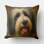 Bearded Collie クッション (正面)