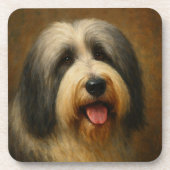 Bearded Collie コースター (正面)