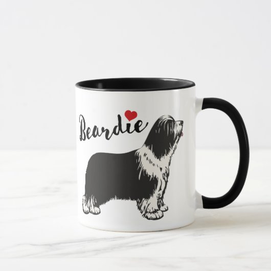 Bearded collie マグカップ (右)