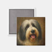 Bearded Collie マグネット (正面/裏面)