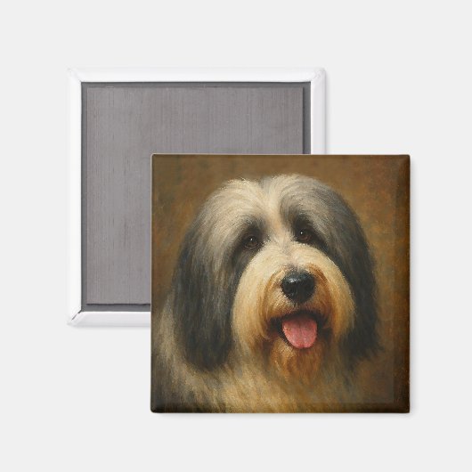 Bearded Collie マグネット (正面/裏面)
