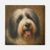 Bearded Collie マグネット (正面)
