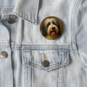 Bearded Collie 缶バッジ (インサイチュ)
