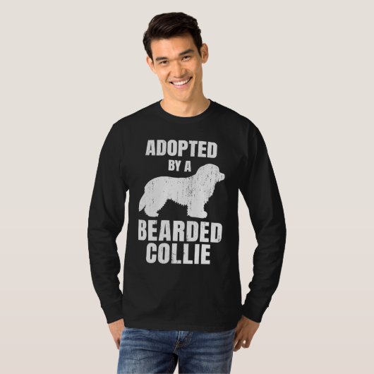Bearded Collie Tシャツ (正面フル)