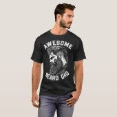 Bearded Dads are Awesome Show Your Great Love Tシャツ (正面フル)