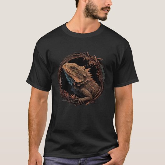 Bearded Dragon Animal  Wildlife Bearded Dragons  1 Tシャツ (正面)