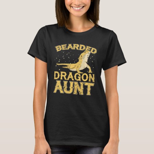 Bearded Dragon Bearded Dragon Aunt Tシャツ (正面)