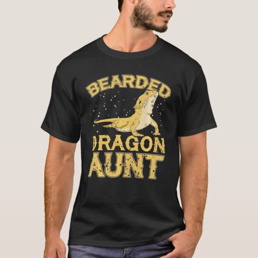 Bearded Dragon Bearded Dragon Aunt Tシャツ (正面)