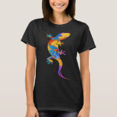 Bearded Dragon  Colorful Kids Boys Lizard Tシャツ (正面)
