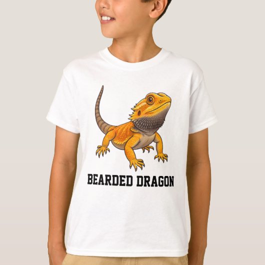 Bearded Dragon Customizable Personalizable  Tシャツ (正面)