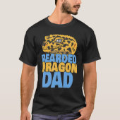 Bearded Dragon Dad  Reptile Lizard  Dad Father Tシャツ (正面)
