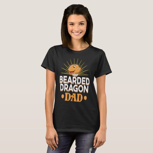 Bearded Dragon  Dad Reptiles Pet Reptile Owner Gra Tシャツ (正面フル)