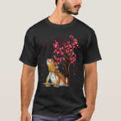 Bearded Dragon  Heart Tree Bearded Dragon Valentin Tシャツ (正面)