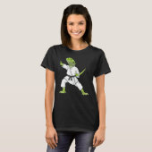 Bearded Dragon Karate Lizard Reptile Animal Austra Tシャツ (正面フル)
