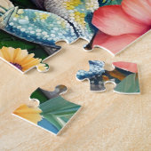 Bearded Dragon Lizard Family Pet Portrait ジグソーパズル (側面)