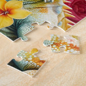 Bearded Dragon Lizard Family Pet Portrait ジグソーパズル (側面)