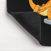 Bearded Dragon Lizard Gamer Video Game Gecko  マウスパッド (コーナー)