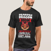 bearded dragon mom if you catch me talking lizards tシャツ (正面)