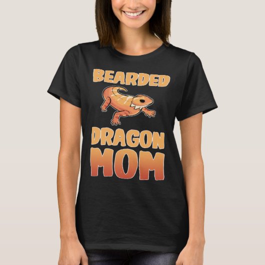 Bearded Dragon Mom   Mother Day Tシャツ (正面)
