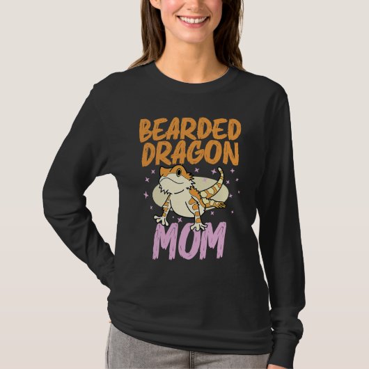 Bearded Dragon  Mom Reptiles Pet Reptile Owner Gra Tシャツ (正面)