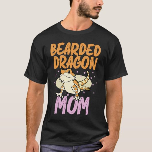 Bearded Dragon  Mom Reptiles Pet Reptile Owner Gra Tシャツ (正面)