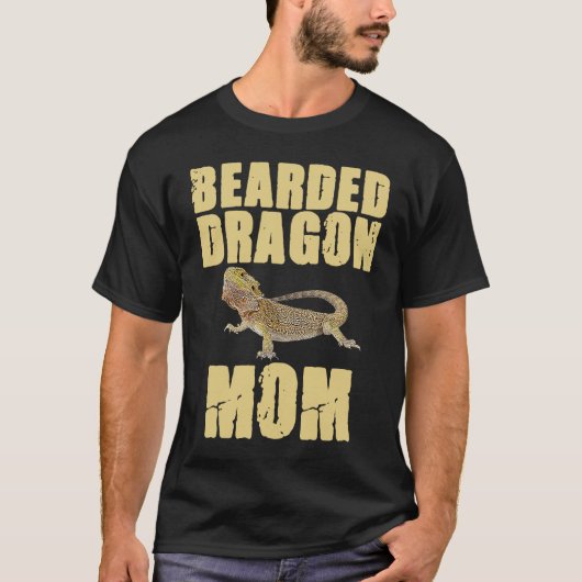 Bearded Dragon  Mom Reptiles Pet Reptile Owner Gra Tシャツ (正面)