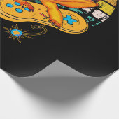 Bearded Dragon Playing Video Game Reptiles Pagona ラッピングペーパー (角)