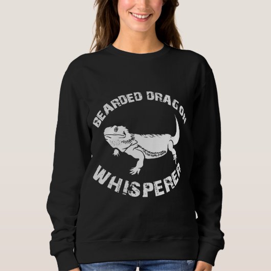 Bearded Dragon Reptile Whisperer Apparel スウェットシャツ (正面)