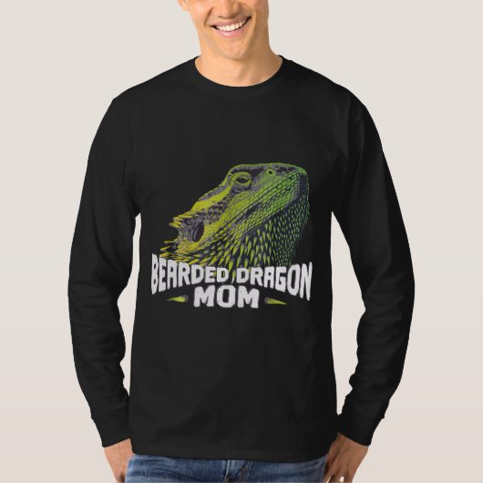 Bearded Dragon Shirt Bearded Dragon Mom Tシャツ (正面)