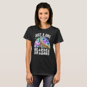 Bearded Dragon T  Just A Girl Who Loves Bearded Dr Tシャツ (正面フル)