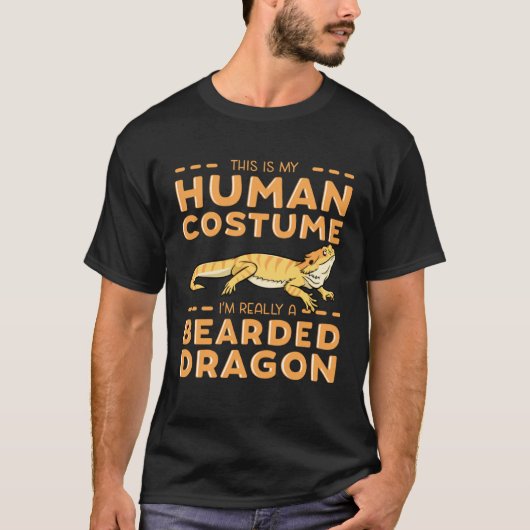 Bearded Dragon Terrarium Tank Care Food Habitat Li Tシャツ (正面)