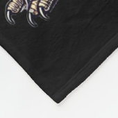 Bearded Dragon Ugly Sweater Santa Hat Christmas  フリースブランケット (角)