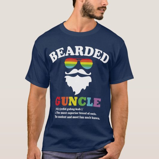 Bearded Guncle Tシャツ (正面)