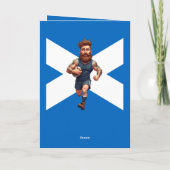 Bearded, Tattooed, and Fearless Scottish Rugby カード (裏面)