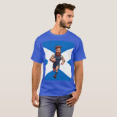 Bearded, Tattooed, and Fearless Scottish Rugby Tシャツ (正面フル)