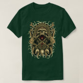 bearded vikings skull tシャツ (デザイン正面)