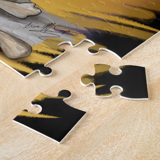 Bearded Vulture ジグソーパズル (側面)