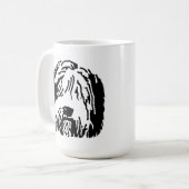 Beardieの漫画のマグ コーヒーマグカップ (正面左)