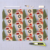 Beardie-クロース- Bearded Dragon Santa 薄葉紙 (クラフト)