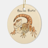 Beardie Bestie! セラミックオーナメント (左)