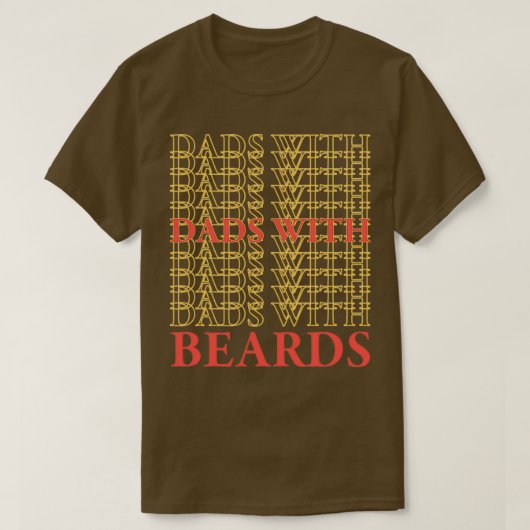 Beardsとのパパが優れたSon4 Tシャツ (デザイン正面)