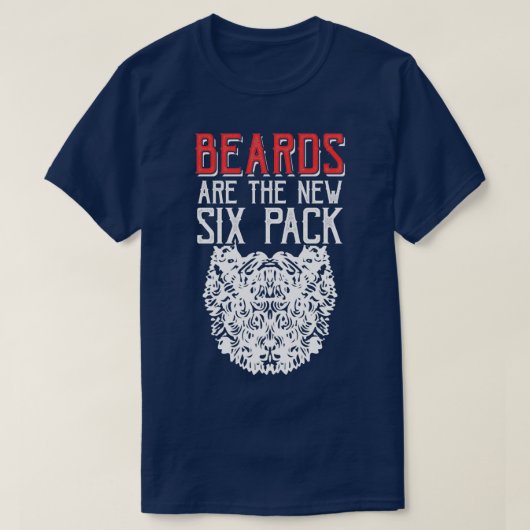 BEARDSは新しいSIXPACK 2 Tシャツ (デザイン正面)