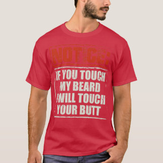 Beards もしTouch私のひげギフト2 Tシャツ