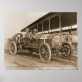 BeardsleyとCoote in the Simplex Racer ポスター (正面)