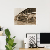 BeardsleyとCoote in the Simplex Racer ポスター (ホームオフィス)